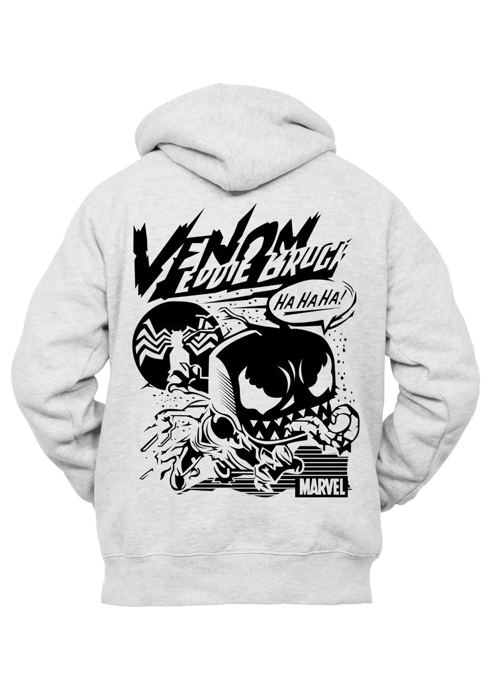 Felpa con Cappuccio Retro Bianca Venom Supereroi