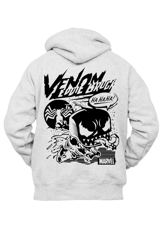 Felpa con Cappuccio Retro Bianca Venom Supereroi